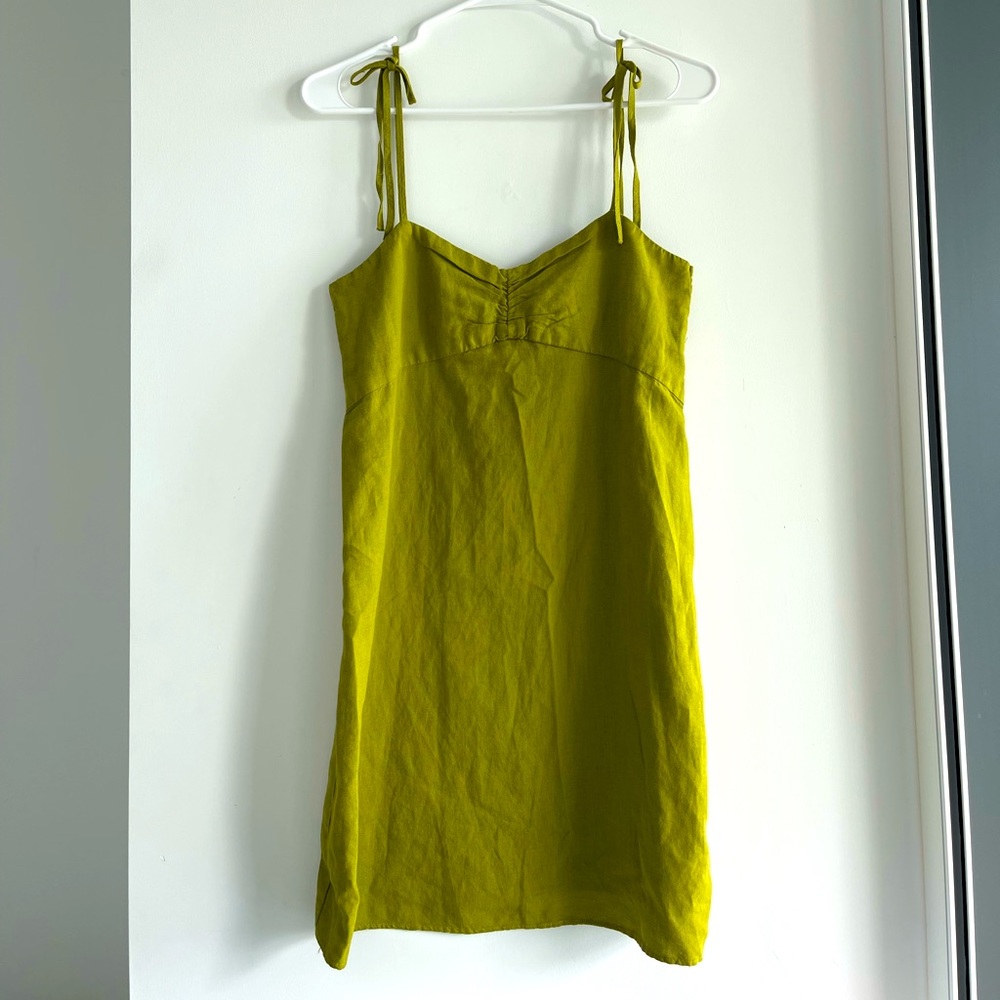 Green Zara dress size xs